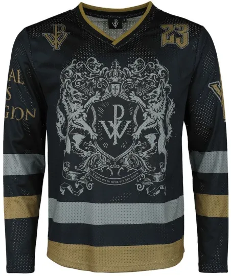 Metal Is Religion Crest Powerwolf Hockey Mesh Jersey