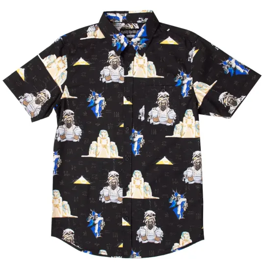 Powerslave Hawaiian Shirt Eddie Iron Maiden Heavy Metal Band