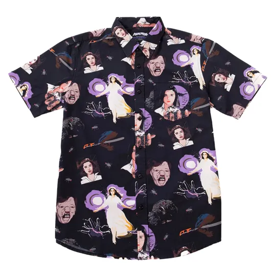Discover Phenomena Short Sleeve Button-Up Shirt Hawaii Crime Horror Mystery Film