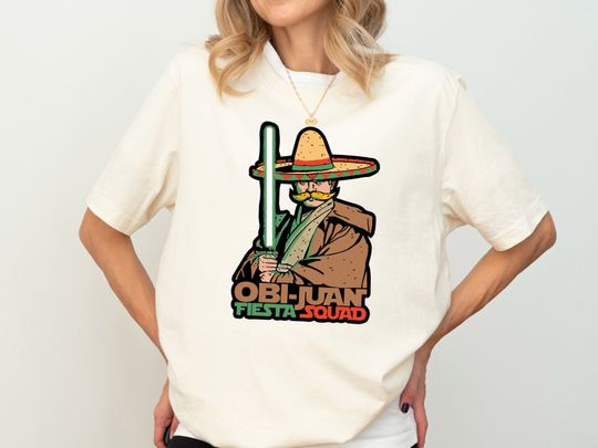 Discover Disney Star Wars Fiesta Shirt, Obi-Juan Kenobi Mexican Festival, Disney Fiesta Squad Shirt, Disney Cinco De Mayo Shirt, Galaxy's Edge Shirt