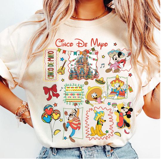 Discover Coquette Bows Disney Mickey and Friends Cinco De Mayo Shirt, Disney Fiesta Shirt, Disney Mexican Party, Magic Kingdom Tee, Disneyland Shirt