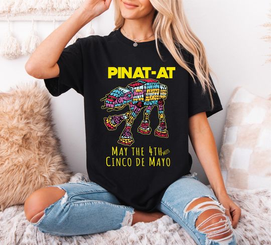 Discover Disney Cinco De Mayo Shirt, Star Wars Pinata Shirt, Mexican Fiesta Party Tee, Cinco De Mayo T-Shirt, May the 4th Cinco De Mayo Shirt