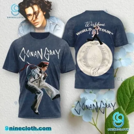 Conan Gray Wishbone World Tour ’26 3D Shirt All Over Print