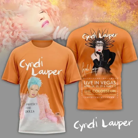 Discover Cyndi Lauper album Unisex All SIze 3d Shirt