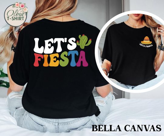 Discover Let's Fiesta T-Shirt  Funny Cinco de Mayo Party Tee
