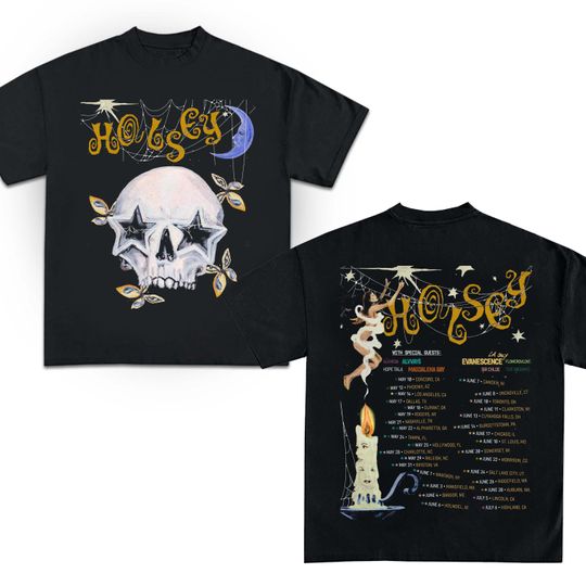 Discover Halsey Tour Shirt 2025, Double Sided Halsey Concert T-Shirt, Vintage Halsey Fan Gift