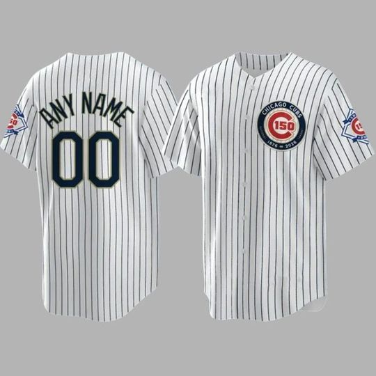 Chicago Cubs 150th Anniversary Special Edition Baseball Jersey