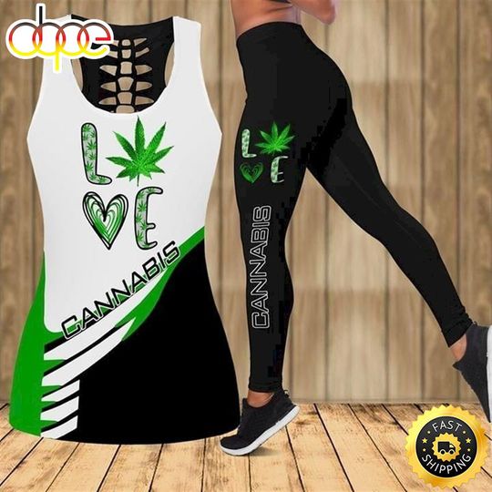 Discover Love Canabis Women Tank Top & Leggings