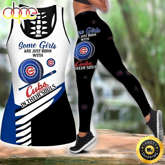 Some Girls Chicago Cubs Women Tank Top & Leggings