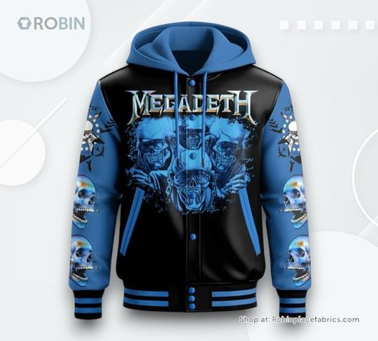 Megadeth Band Limited Edition Hooded Varsity Jacket