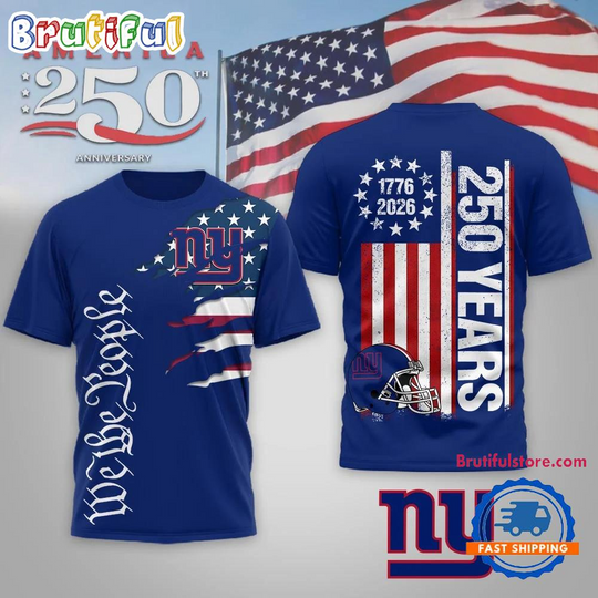 Discover New York Giants football We The People USA 250th Anniversary All Over Print Shirt