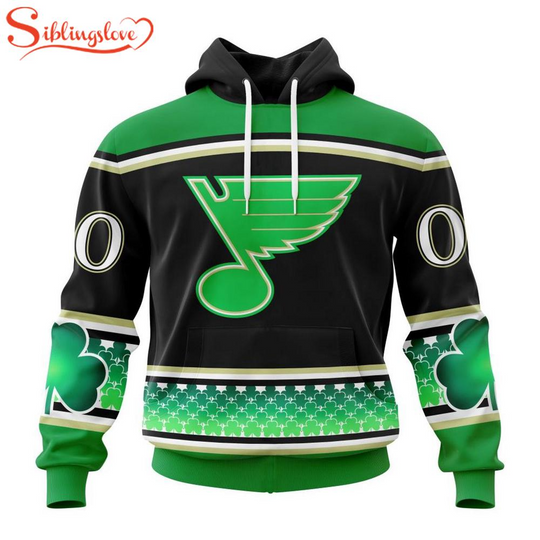 Custom Name And Number St. Louis Blues Patrick 3D Hoodie