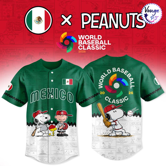 Discover Mexico Baseball x Peanut 2026 World Baseball Classic Jersey
