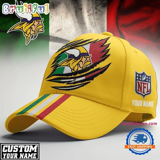 Minnesota Vikings 2026 football Italy Classic Cap