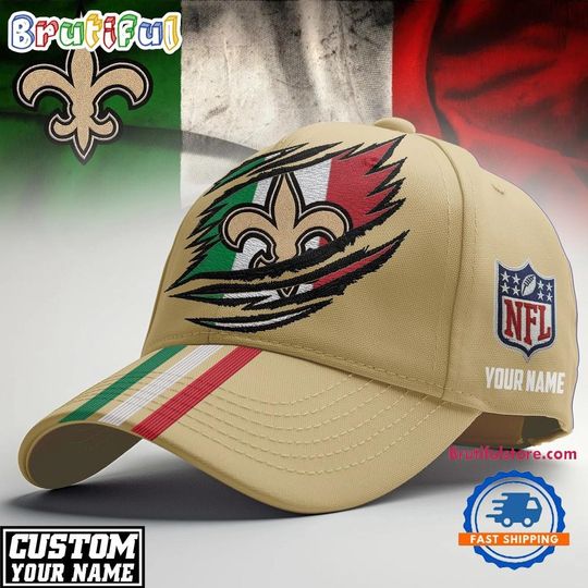 New Orleans Saints 2026 football Italy Classic Cap