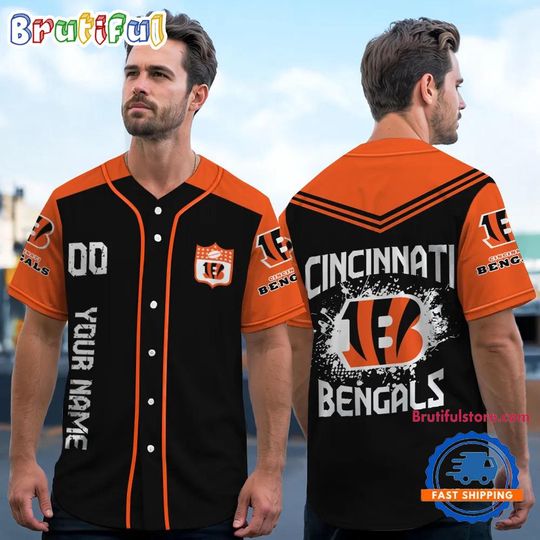 Discover football Cincinnati Bengals Personalized Baseball Jersey