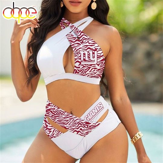 Discover New York Giants Crisscross Swimsuit, Beach Swimsuit, Gift For Fan, Women