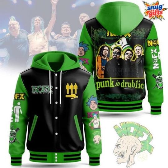 NOFX Punk In Drublic Limited Edition Hooded Varsity Jacket