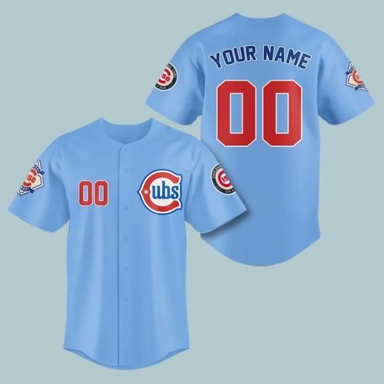 Personalized Chicago Cubs 150th Anniversary Baseball Jersey