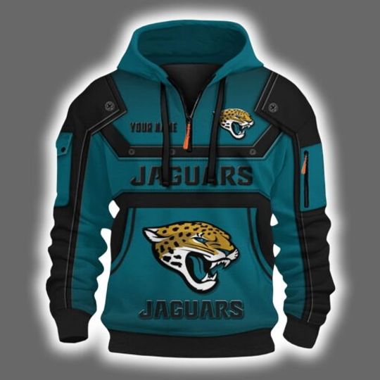 Discover Personalized Jaguar Quarter Zip Hoodie