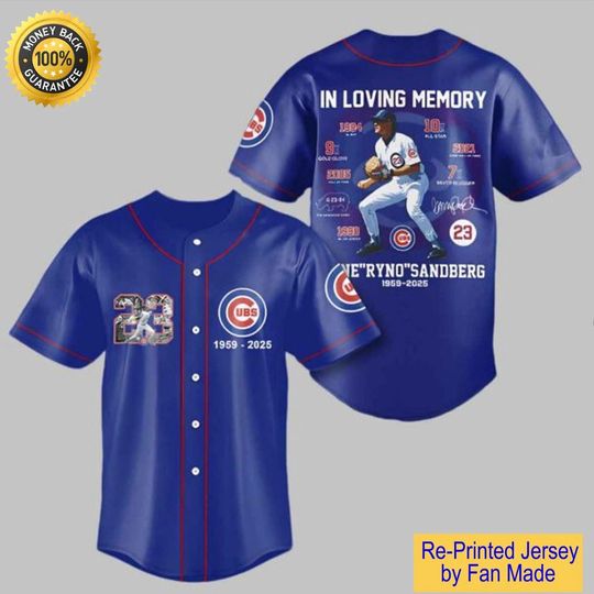Cubs x R. Sandberg Jersey Gift For Fan