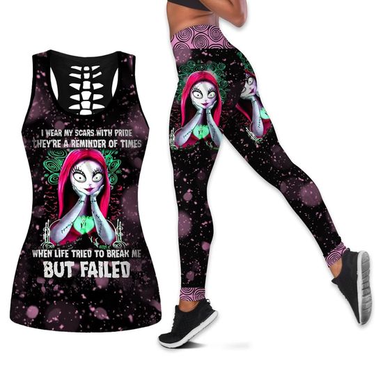 Sally I Wear My Scars Women Tank Top & Leggings