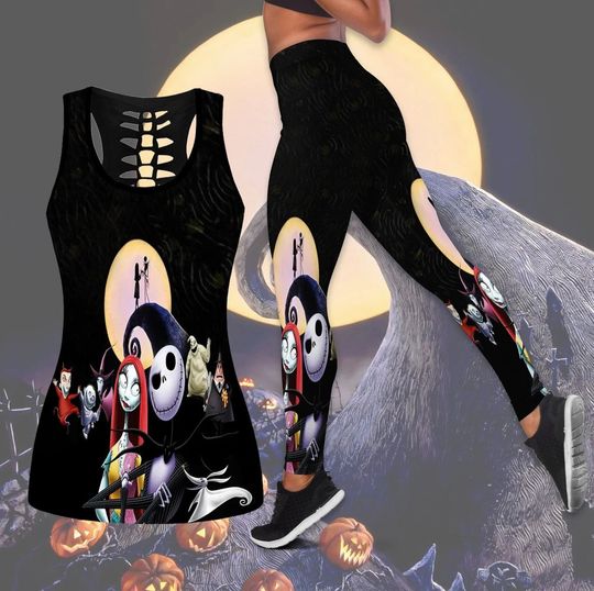 The Nightmare Before Christmas Women Tank Top & Leggings