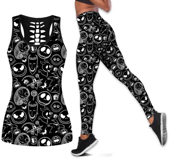 The Nightmare Before Christmas Women Tank Top & Leggings