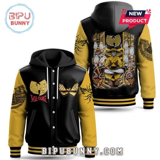 Discover Wu-Tang Clan Football Hooded Varsity Jacket