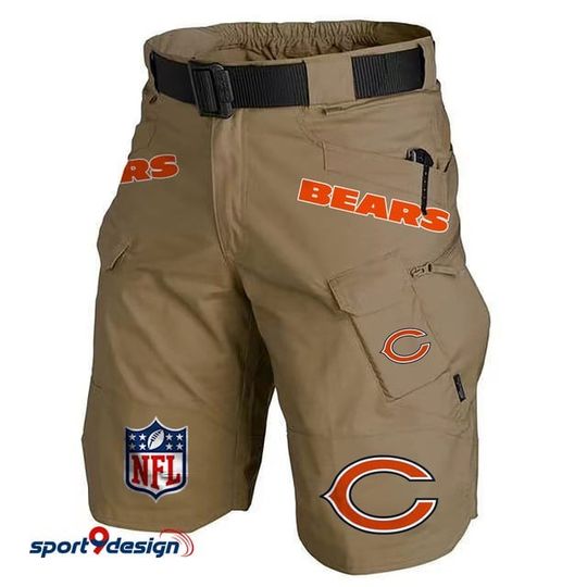 Chicago Bears Limited Edition Front Pockets Men Shorts (Belt Not Included)