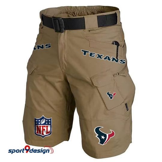 Houston Texans Limited Edition Front Pockets Men Shorts (Belt Not Included)