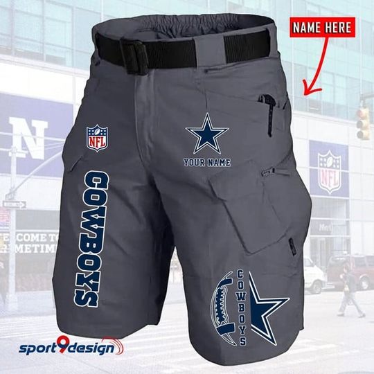 Dallas Cowboys Limited Edition Front Pockets Men Shorts (Belt Not Included)