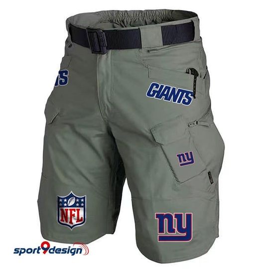 New York Giants Limited Edition Front Pockets Men Shorts (Belt Not Included)
