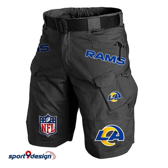 Discover Los Angeles Rams Limited Edition Front Pockets Men Shorts (Belt Not Included)