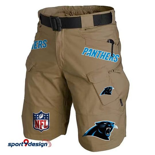 Carolina Panthers Limited Edition Front Pockets Men Shorts (Belt Not Included)