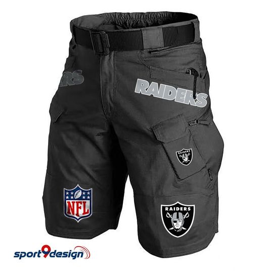 Las Vegas Raiders Limited Edition Front Pockets Men Shorts (Belt Not Included)