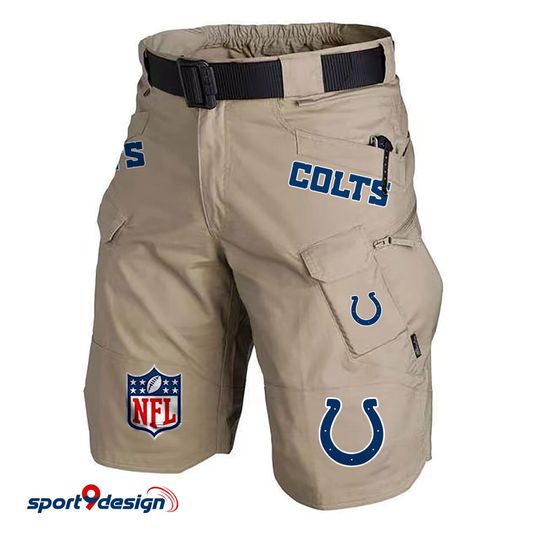 Indianapolis Colts Limited Edition Front Pockets Men Shorts (Belt Not Included)