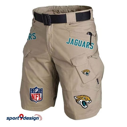 Jacksonville Jaguars Limited Edition Front Pockets Men Shorts (Belt Not Included)
