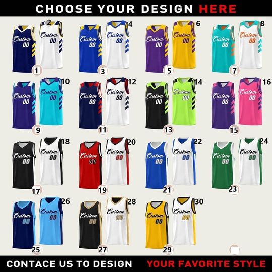 Custom Basketball Jersey with Team Name & Number – Game Day Outfit for Fans