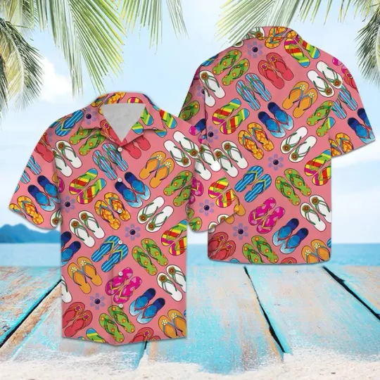 Discover Love Flip Flops Hawaiian Shirt