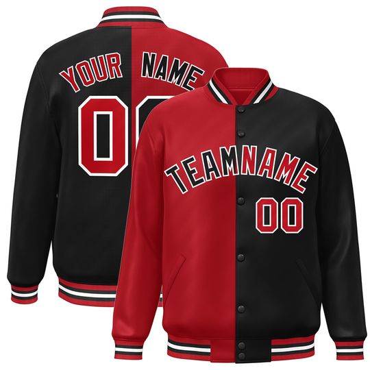 Discover Personalized Baseball Split Jacket: Custom Name Team Uniform