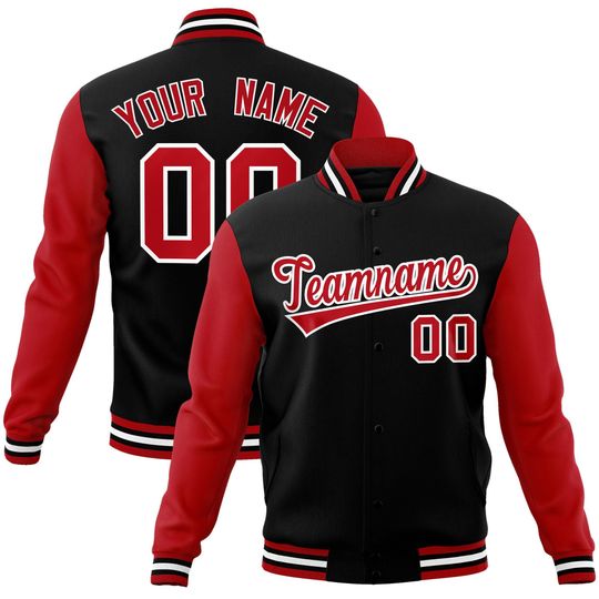Discover Personalized Varsity Jacket: Custom Stitched Letterman Bomber for Men Women Youth