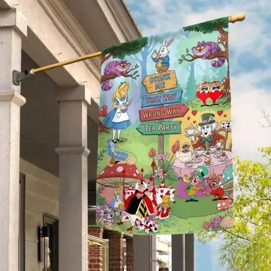 Alice in Wonderland Flag