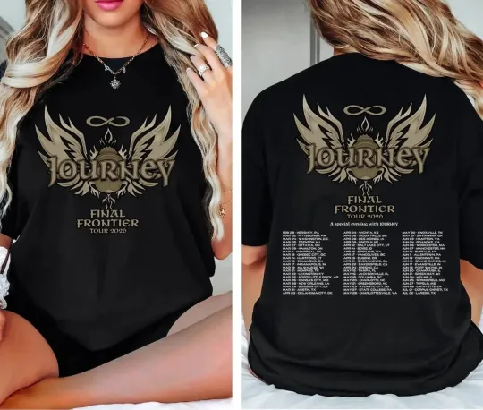 Journey Final Frontier Tour 2026 Shirt, Journey Band Vintage Concert Tee