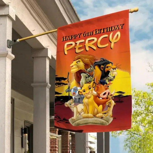 Discover Lion King House Flag, Lion King Flag