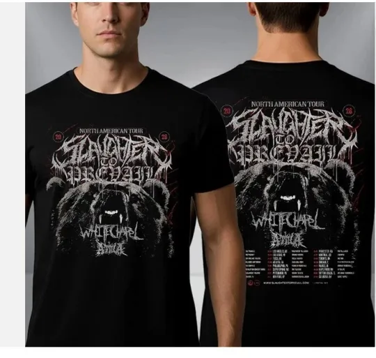 Slaughter To Prevail North America 2026 Tour T-Shirt