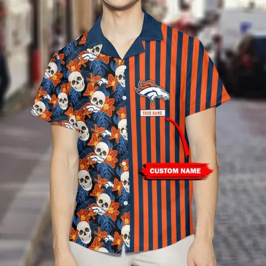 Discover Denver Football Team Broncoss Personalized Summer Hawaii Shirt