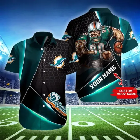 Discover Personalized Miami Football Dolphinss Team Hawaiian Shirt