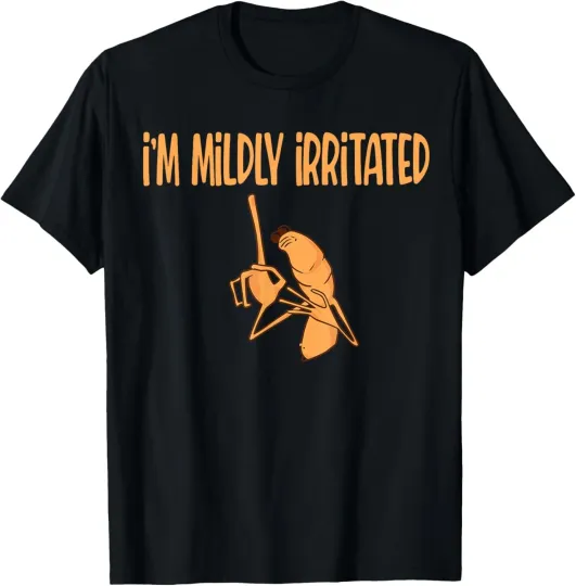 Discover Funny Meme I'm Mildly Irritated Marcus The Worm Sarcastic T-Shirt