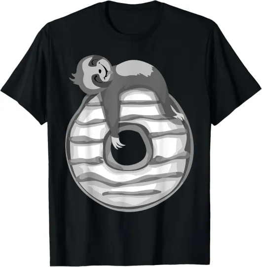 Discover Funny Sloth Donut Gift For Women Girls Doughnut Operators T-Shirt